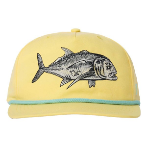 Duck Camp Giant Trevally Snapback Hat One Size Summerland Yellow