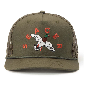 Men's Seager Co. Mallard Snapback Hat One Size Dark Green