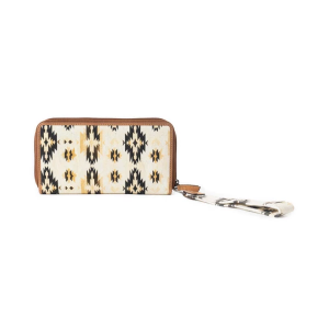 Myra Bag Desert Diamond Wristlet Off White