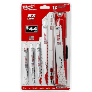 Milwaukee SAWZALL Demolition Blade Set 12 Pack