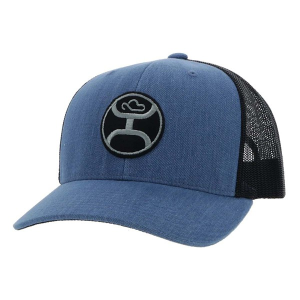 Men's Hooey Primo Snapback Hat One Size Denim Black