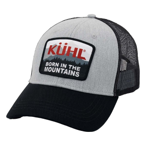 Men's Kuhl Ridge Trucker Snapback Hat One Size Heather Grey/Raven