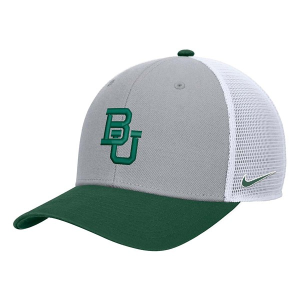 Baylor Bears Nike Trucker Rise Adjustable Hat M/L Dark Green