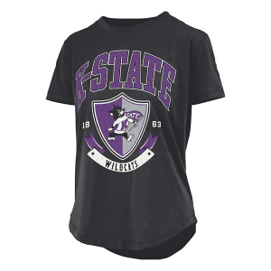 Kansas State Wildcats Pressbox Women's Buckler T-Shirt XLarge Black