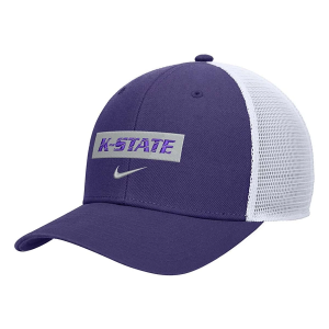 Kansas State Wildcats Nike Trucker Rise Flexfit Hat M/L Orchard