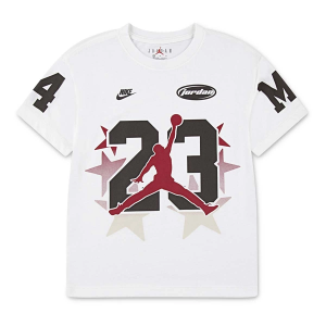 Girls' Jordan 23 Jumpman T-Shirt Medium Sail