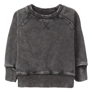 Little Bipsy Acid Wash Crewneck Sweatshirt Toddler 2/3T Black