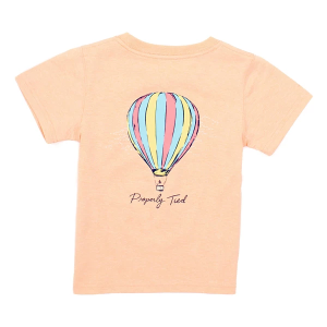 Girls' Properly Tied Hot Air Balloon T-Shirt Toddler 2T Melon