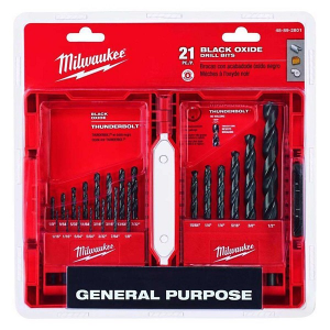 Milwaukee Thunderbolt Black Oxide Drill Bit Set - 21 Piece Set