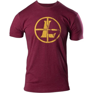 Men's Leupold Distressed Reticle T-Shirt Medium Cardinal Heather