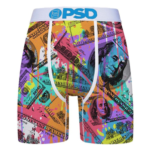 Men's PSD Cash Boxer Briefs Underwear XLarge Pastel Benjis
