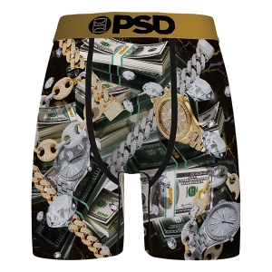 Men's PSD Cash Boxer Briefs Underwear XSmall Icy Benjis