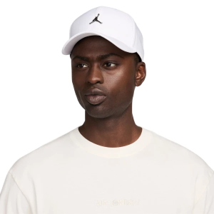 Jordan Rise Structured Metal Jumpman Adjustable Hat S/M White/Gunmetal