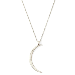 Splendid Iris Gilded Moon Necklace
