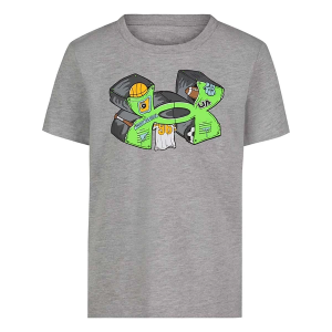 Under Armour Logo Locker T-Shirt Toddler 4T Mod Grey Heather