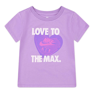 Girls' Nike "Love to the Max" Graphic T-Shirt Toddler 3T Rush Fuchsia