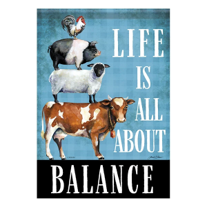 Carson Home Accents Balance Garden Flag