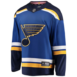 St. Louis Blues Fanatics Breakaway Home Jersey Medium Blue