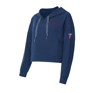 Women's Minnesota Twins Concepts Sport Elevation Hoodie Medium Navy
