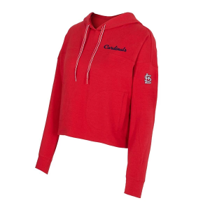 Women's St. Louis Cardinals Concepts Sport Elevation Hoodie XLarge Red