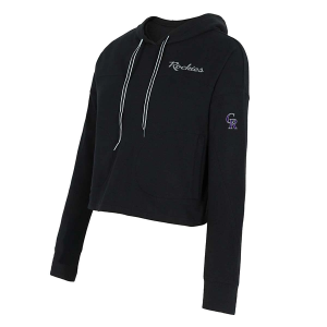 Women's Colorado Rockies Concepts Sport Elevation Hoodie 2XLarge Black