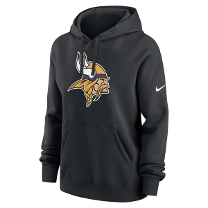 Women's Minnesota Vikings Nike 2024 Club Hoodie 2XLarge Black