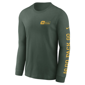 Green Bay Packers Nike Essential Long Sleeve T-Shirt Small Green