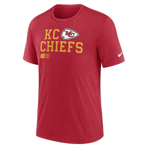 Kansas City Chiefs Nike Lock Up Tri Blend T-Shirt Small Red