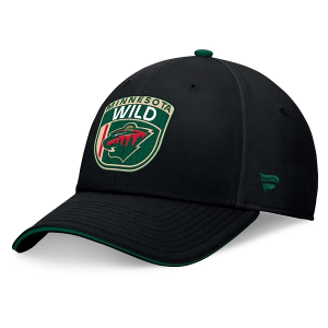 Minnesota Wild Fanatics 2024 Draft Authentic Pro Flexfit Hat M/L Black