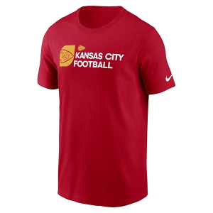 Kansas City Chiefs Nike Team Outline T-Shirt Medium Red