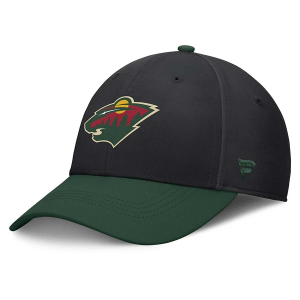 Minnesota Wild Fanatics 2 Tone Rink Adjustable Hat S/M Black