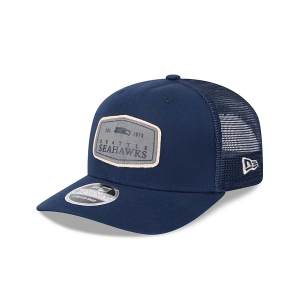 Seattle Seahawks New Era Label 9Seventy Adjustable Hat One Size Navy