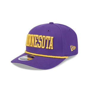Minnesota Vikings New Era Wordmark 9Seventy Adjustable Hat One Size Purple