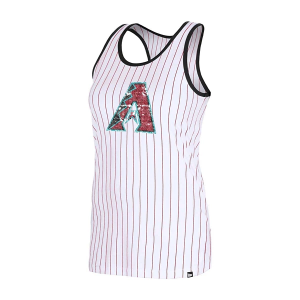 New Era Women's Arizona Diamondbacks Pinstripe Tank Top