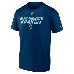 Seattle Kraken Fanatics 2024 Authentic Pro Primary T-Shirt Large Navy