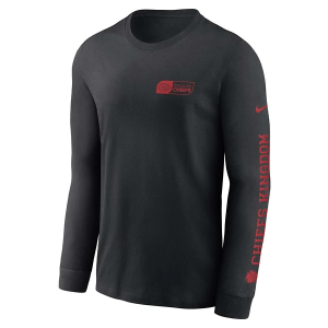 Kansas City Chiefs Nike Essential Long Sleeve T-Shirt XLarge Black