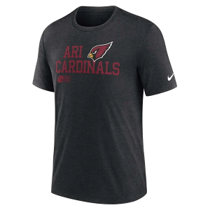 Arizona Cardinals Nike Lock Up Tri Blend T-Shirt Medium Black