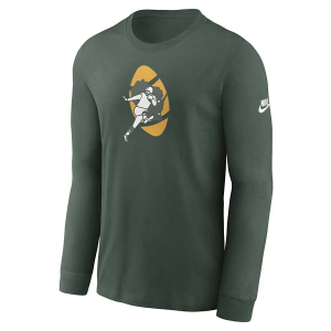 Green Bay Packers Nike Essential Long Sleeve T-Shirt Small Fir