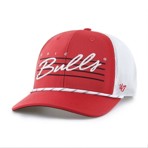 Chicago Bulls 47 Brand Downburst Adjustable Hat One Size Red