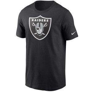 Las Vegas Raiders Nike Essential Logo T-Shirt Medium Black
