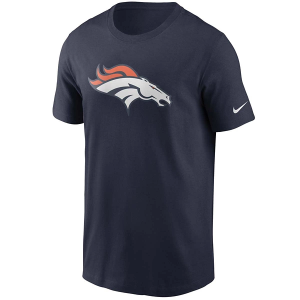 Denver Broncos Nike Essential Logo T-Shirt XLarge College Navy