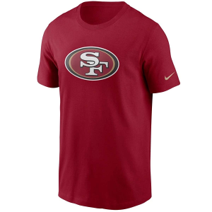 San Francisco 49ers Nike Essential Logo T-Shirt Medium Gym Red