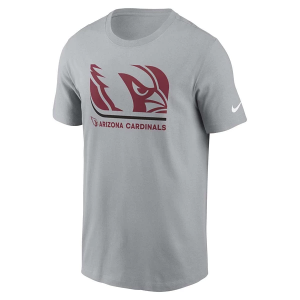 Arizona Cardinals Nike Lockup Essential T-Shirt Small Grey Heather