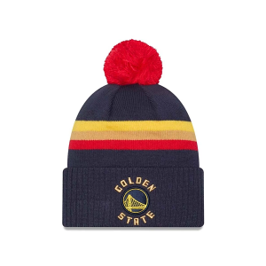 Golden State Warriors New Era 2024 City Edition Beanie One Size Navy