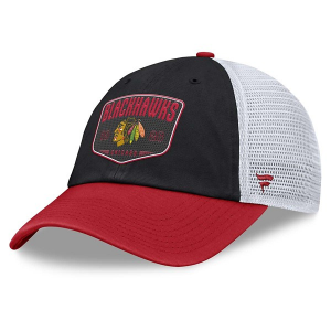 Chicago Blackhawks Fanatics One Timer Adjustable Hat One Size Black