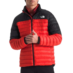Men's The North Face Terra Peak Puffer Jacket Large Fiery Red/Black