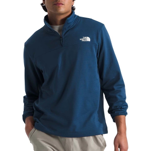 Men's The North Face Cedar Trail Grid Fleece 1/4 Zip Pullover 2XLarge Shady Blue