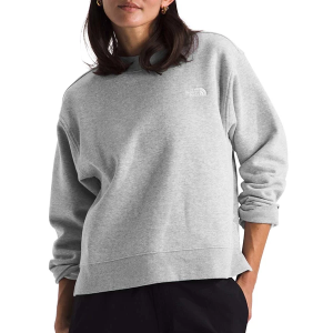 Women's The North Face Evolution Crewneck Sweatshirt Large Light Grey Heather