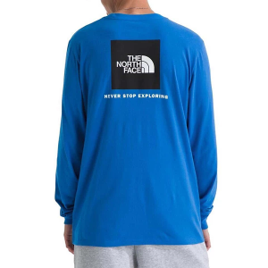 Men's The North Face Box NSE Long Sleeve T-Shirt XLarge Hero Blue