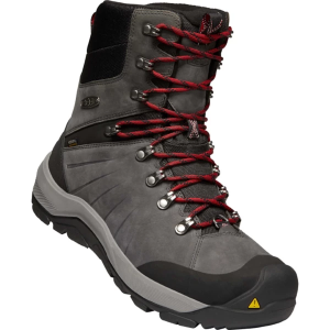 Men's KEEN Revel IV High Polar Waterproof Insulated Winter Boots Outdoor 10 Magnet/Red Carpet
